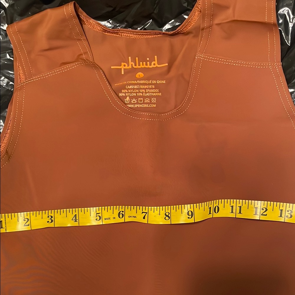 Phluid Brown Tank Top